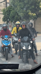 Street scenes captured from moving vehicle in Hà Giang