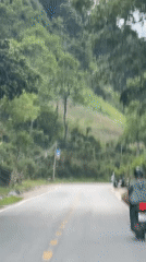 Motorcycle ride documented through rural Tú Lệ village, Vietnam