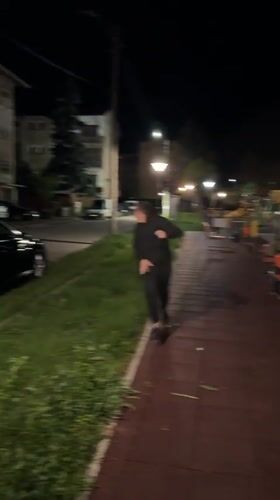 Nighttime observations captured across Berkovitsa, Bulgaria within 8-minute span