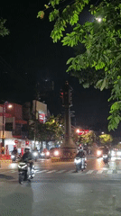 Night scenes from Madiun streets: traffic, coffee, and local life