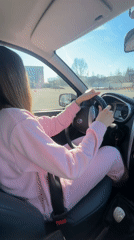 Couple observed driving together in Chaikovsky, Russia