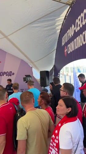 Matchday at Nizhny Novgorod Stadium for a Zenit fixture