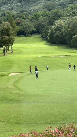 Golf resort visit documented in Sukasada, Indonesia