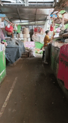 East Jakarta market district, early morning street scenes