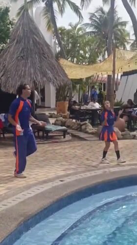 Resort Party Documented Throughout Afternoon in Porlamar, Venezuela