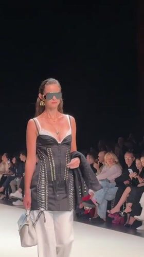 Fashion show underway in Barvikha with a full runway lineup