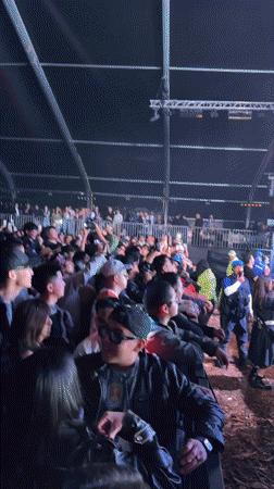 Live concert in full swing in Mexico City