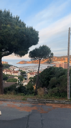 Dawn scenic views captured in Sant Feliu de Guíxols