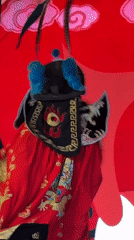 Traditional Chinese opera performance captured in Yuzhong District