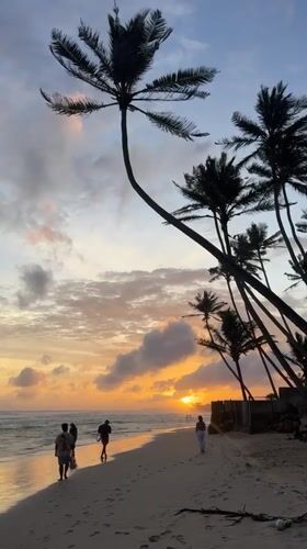 Sunrise or sunset witnessed at Kathaluwa beach, Sri Lanka
