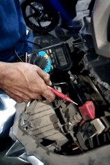 Late-night motorcycle repairs and coffee breaks in Pembataan