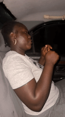 Evening scenes capture people in car, restaurant visits
