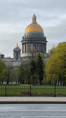 Early morning views captured of Saint Petersburg landmarks