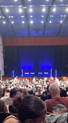 Live event underway at a Herzliya auditorium