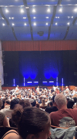 Live event underway at a Herzliya auditorium