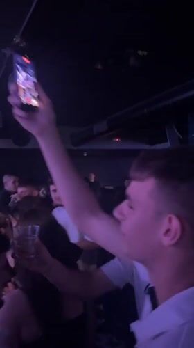 Nightclub celebration captured in Lovech, Bulgaria