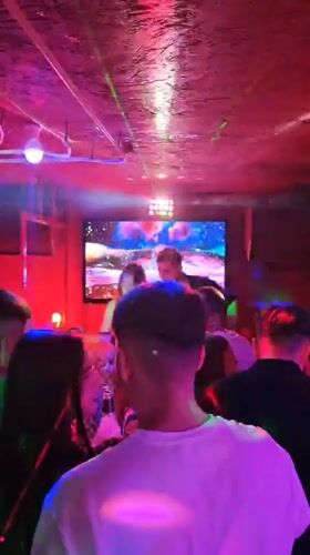 Late-night clubbing scene documented in Hrodna, Belarus nightclub