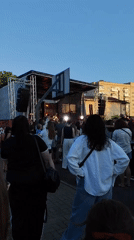 Live music festival draws a crowd in Korosten, Ukraine