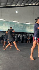 Late night boxing training session at Bali gym