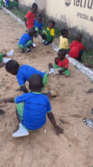 School children play during recess in Akwanga Nigeria playground