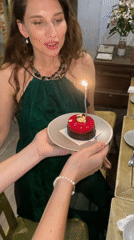 Birthday celebration with chocolate cake at Hội An restaurant