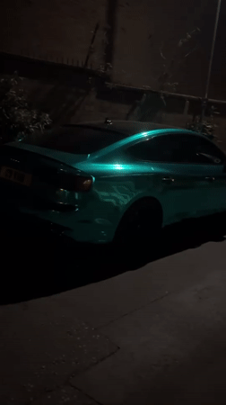 Iridescent green Audi spotted parked in South Kesteven