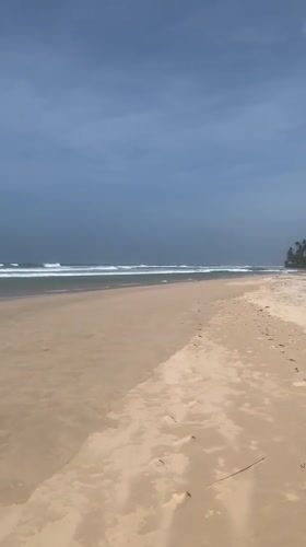 Early morning beach activities along Sri Lankan coast