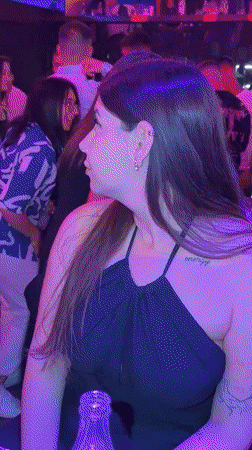 Crowded nightclub scene captured at Cavalli Club in Kiten