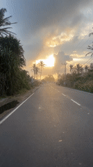 Ordinary midday street activity documented in Ahangama, Sri Lanka