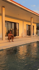 Pool party with DJ, food, friends in Mengwi Indonesia
