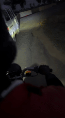 Evening motorcycle ride captured on Bukuru roads
