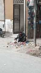 Early morning street life documented in Peshawar