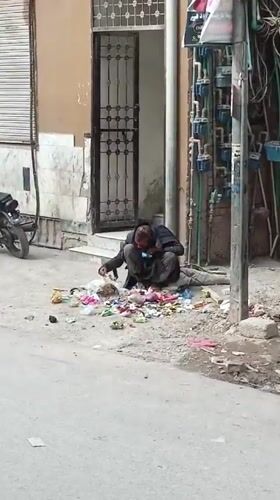 Early morning street life documented in Peshawar