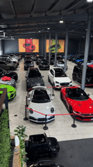 Luxury car showroom filmed in Plovdiv, Bulgaria