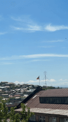 Morning cityscape captured in Yerevan with Mount Ararat visible