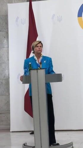 Joint press event at Ukraine's Ministry of Foreign Affairs, Kyiv
