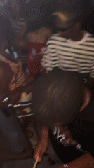 Nightclub celebration captured by witnesses during early morning hours