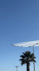 Airshow formation flight observed over Arica Chile evening hours