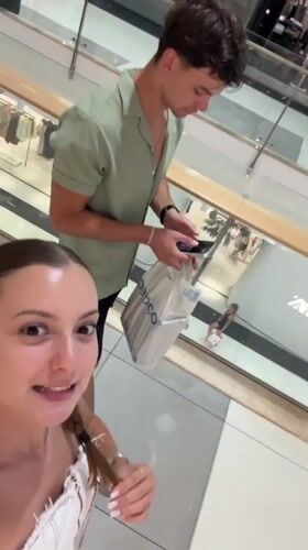Casual mall hangout with selfies and laughs in Sofia