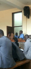 Police murder trial proceedings documented in Nyeri courtroom