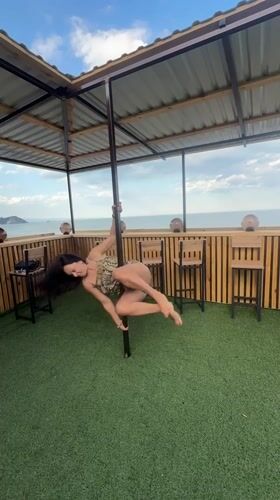 Afternoon at a Partenit rooftop terrace and seaside pier