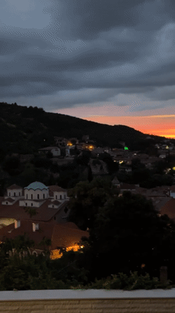 Dramatic sunset illuminates Asenovgrad, Bulgaria captured in 22 photographs