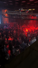 Nightclub scene documented in Izhevsk during evening hours