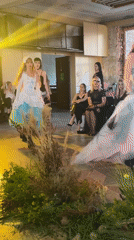 Indoor fashion show across two contrasting venues, June 2026