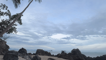 Coastal documentation session recorded at Baan Taling Ngam beach