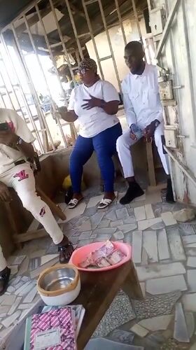 Informal outdoor meeting documented in Nigeria