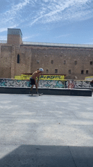 Street performers, skateboarders share Barcelona plaza amid police presence