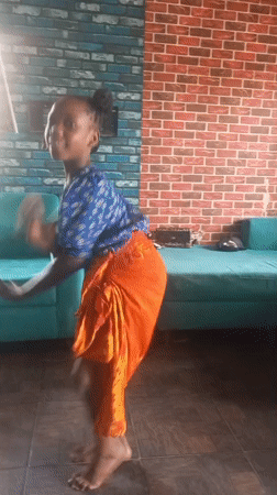 Playtime at home: dancing, sweeping, and basket rides