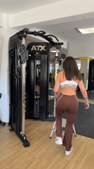 Woman performs pull-up workout at Gabrovo gym, shows exercise blisters