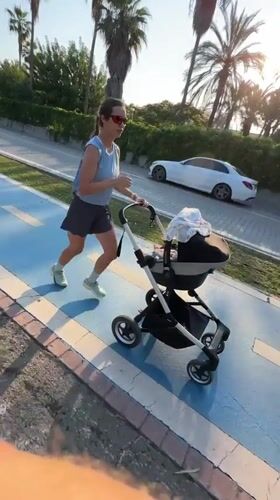 Early morning exercise routines observed along Fethiye waterfront paths